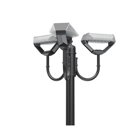 Diamond solar garden light 9W